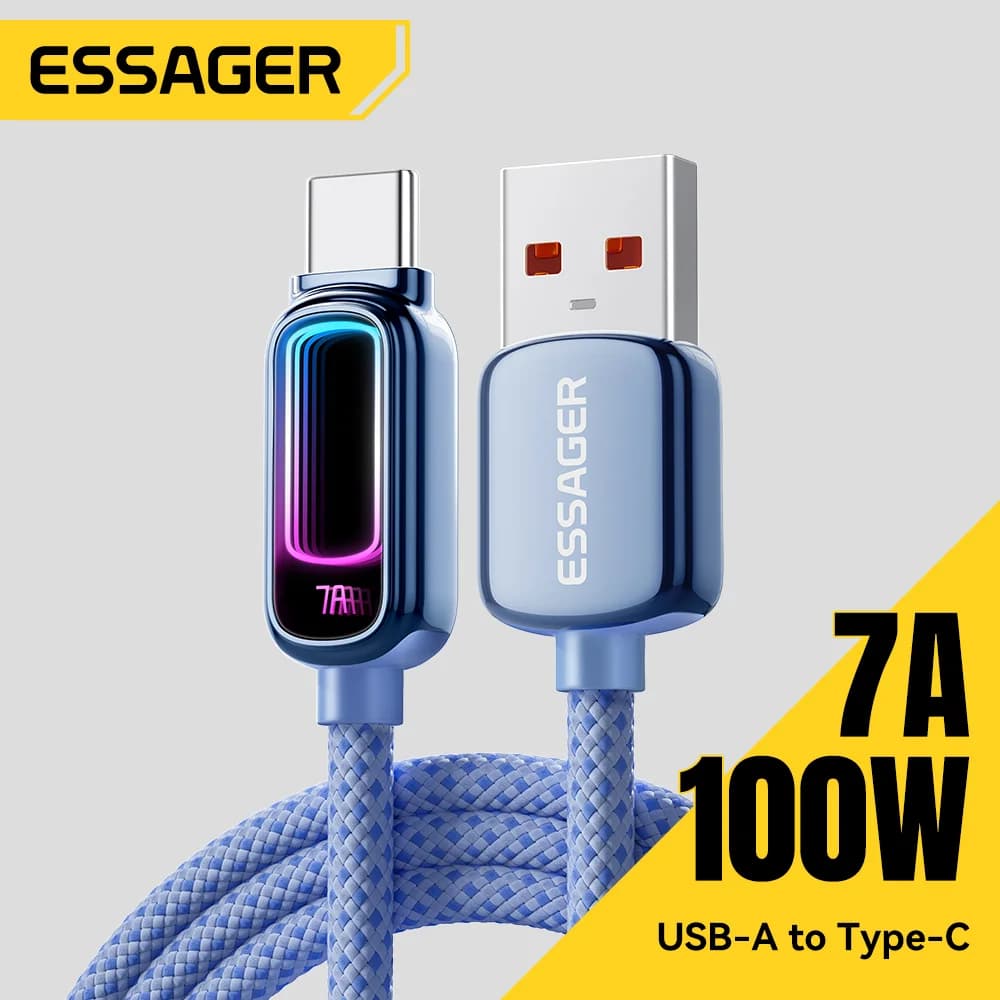 Καλώδιο USB-C Γρήγορης Φόρτισης PD 7A 100W