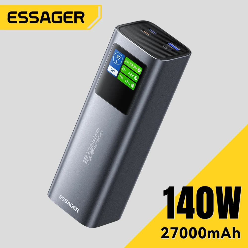 Power Bank 27000mAh, Ταχεία Φόρτιση 140W PD 3.1