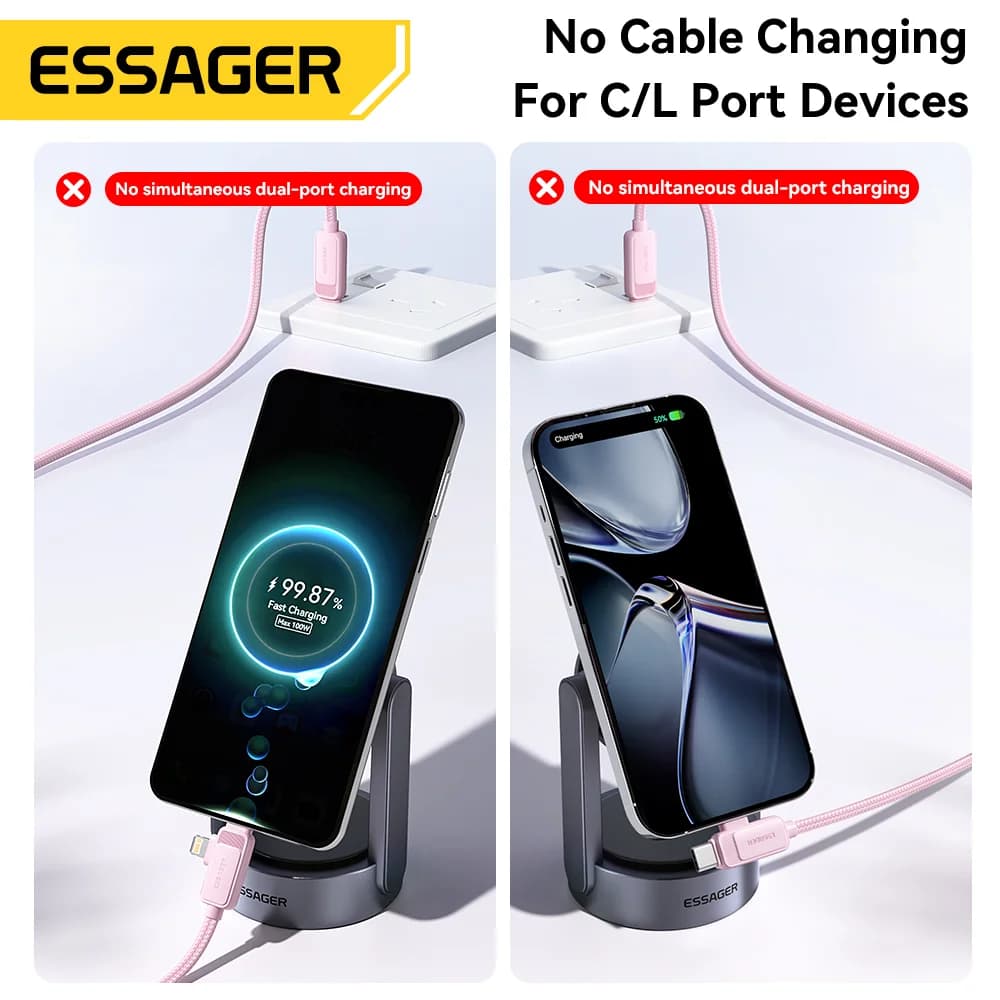Καλώ Γρήγορης Φόρτισης 2-in-1 60W USB-C σε Lightning