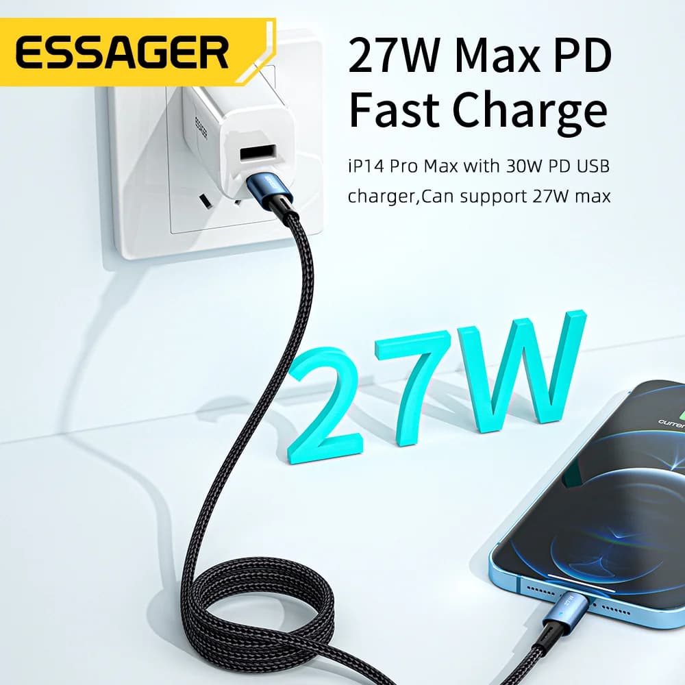 Γρήγορος Καλώδιο Φόρτισης 20W USB-C σε Lightning