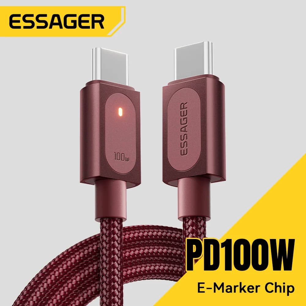 Καλώδιο γρήγορης φόρτισης USB-C σε USB-C 100W