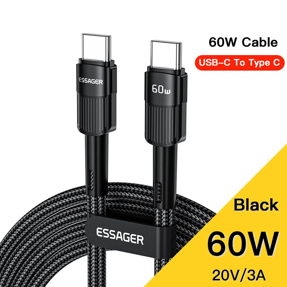 Καλώ Γρήγορης Φόρτισης USB-C σε USB-C 100W, 3μ
