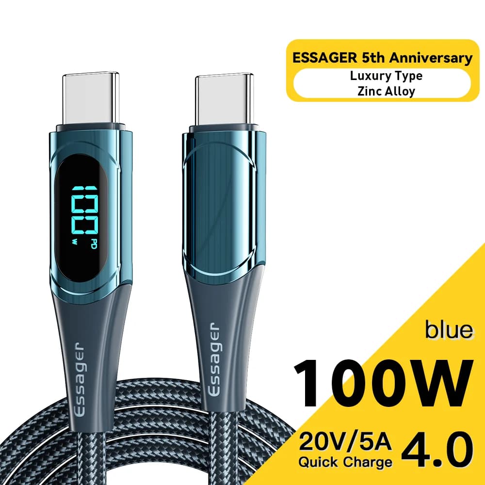 Καλώ USB-C σε USB-C 100W, 2M
