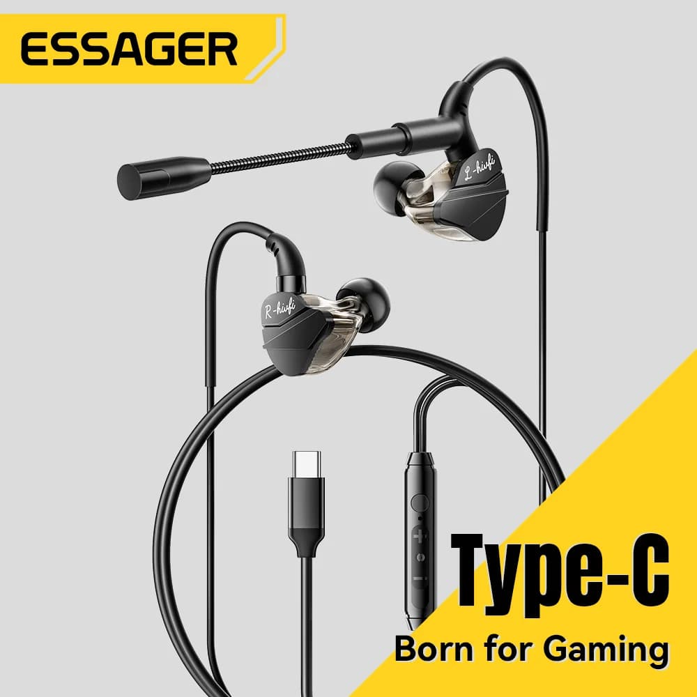 Ενσύρματα Gaming Ακουστικά με Μικρόφωνο USB-C/3.5mm