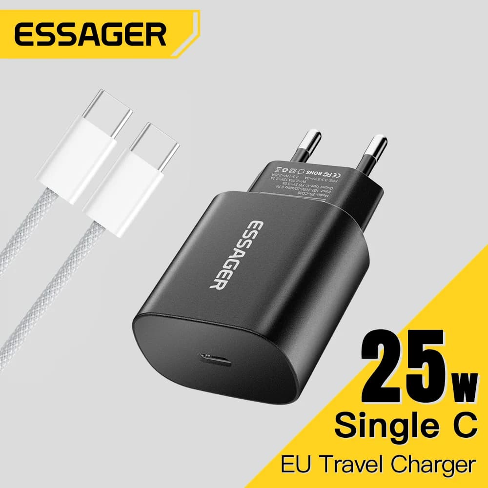 Γρήγορος Φορτιστής 25W USB-C PD