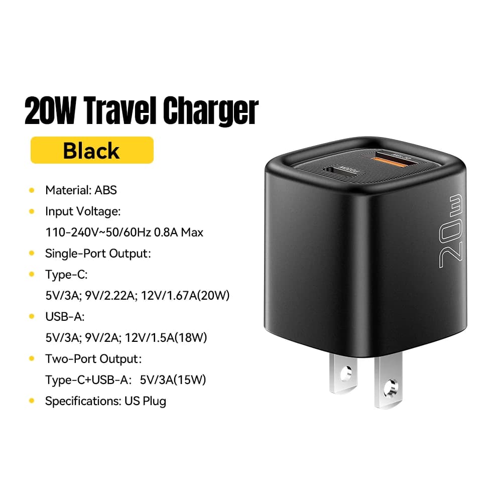 Φορτιστής USB-C PD 20W Γρήγορης Φόρτισης