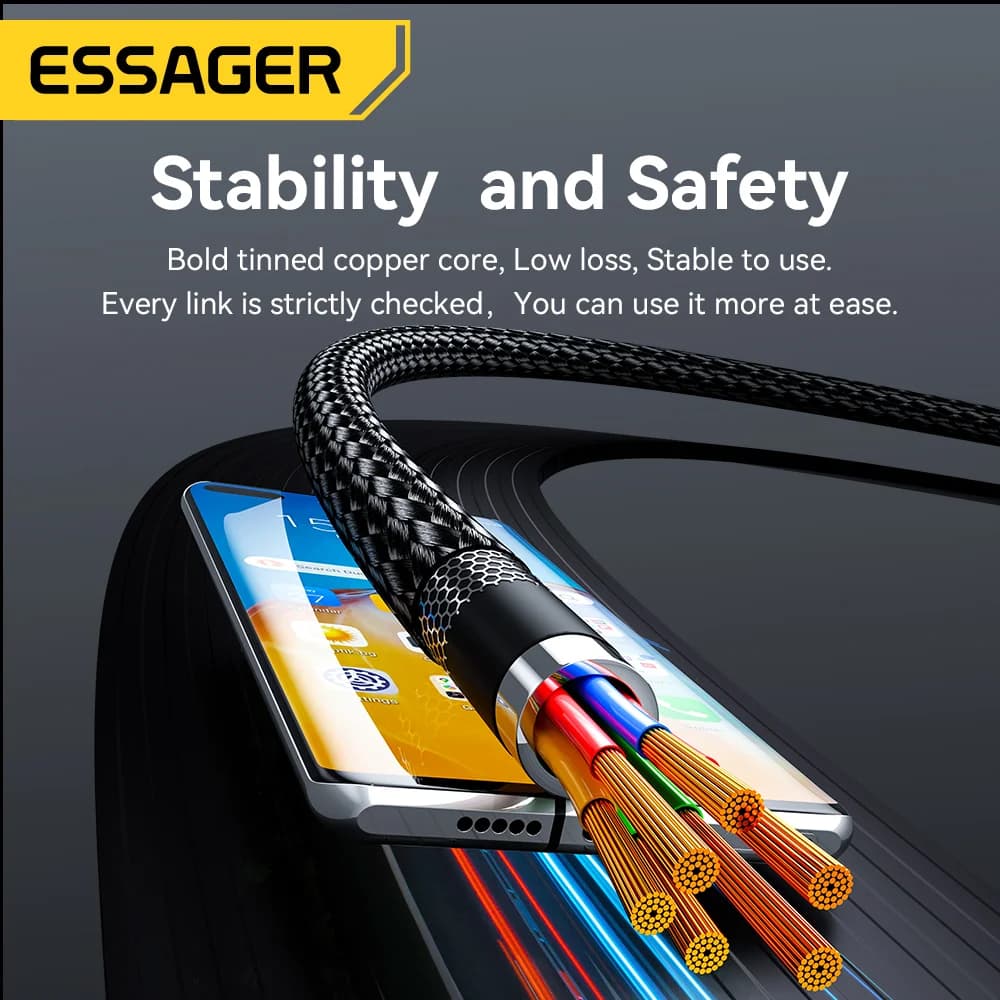 Καλώ USB-C σε USB-C 240W με Γωνία 90 Μοιρών