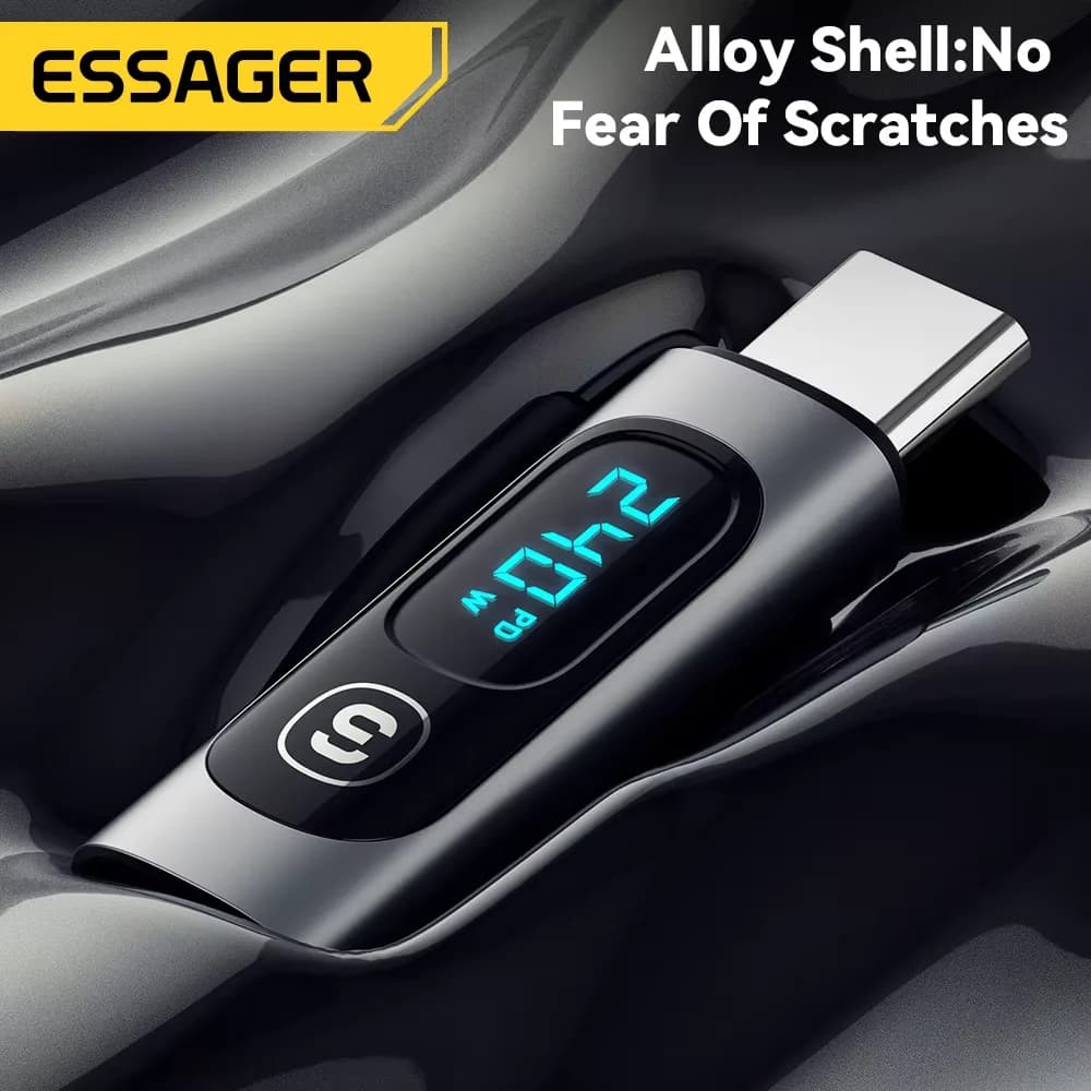 Αντάπτορας USB-C σε USB-C OTG με Ψηφιακή Οθόνη