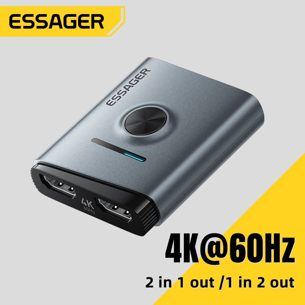 Διανομέας/Εναλλάκτης HDMI 4K 60Hz 2-σε-1