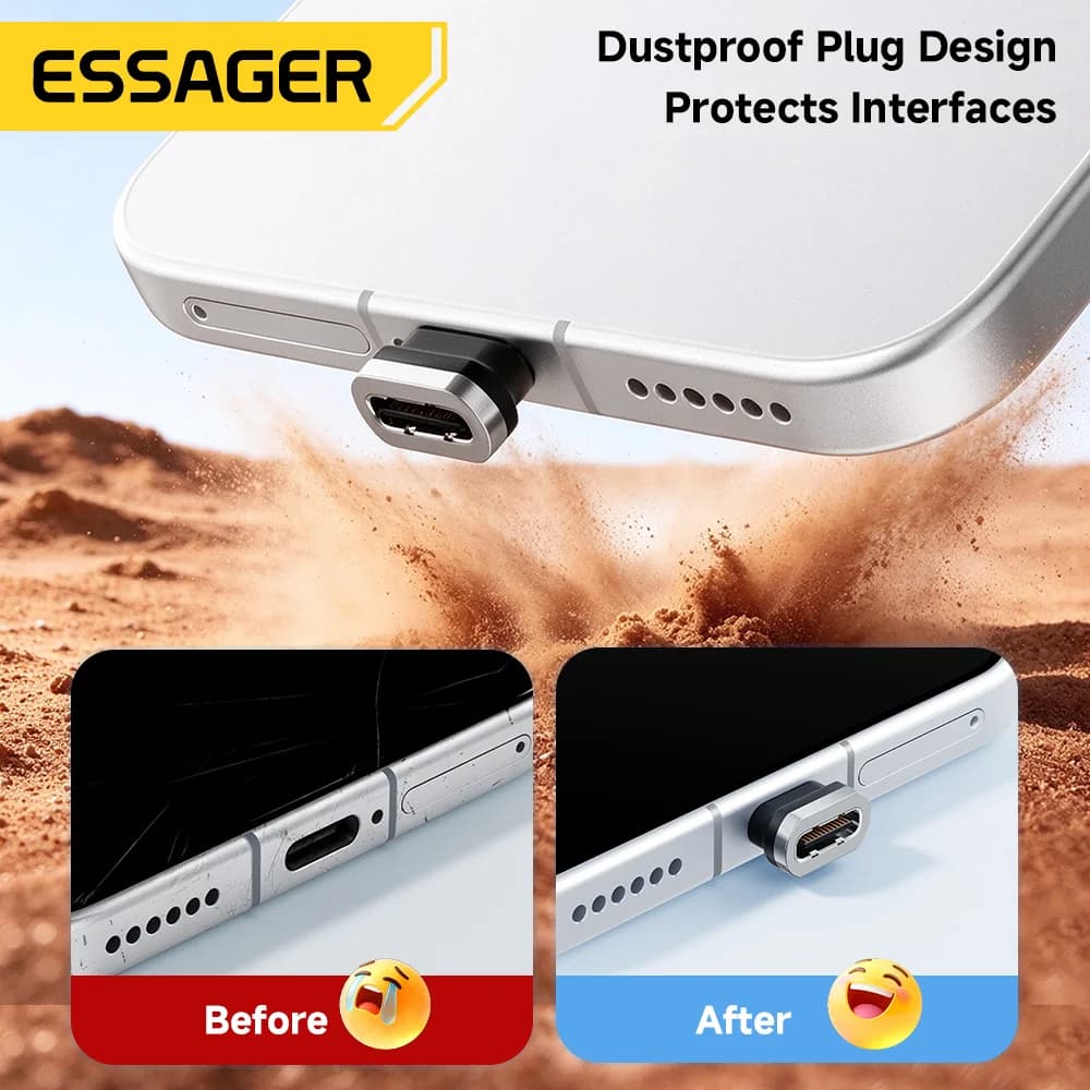 Μαγνητικό Καλώδιο USB-C Γρήγορης Φόρτισης 100W 7A