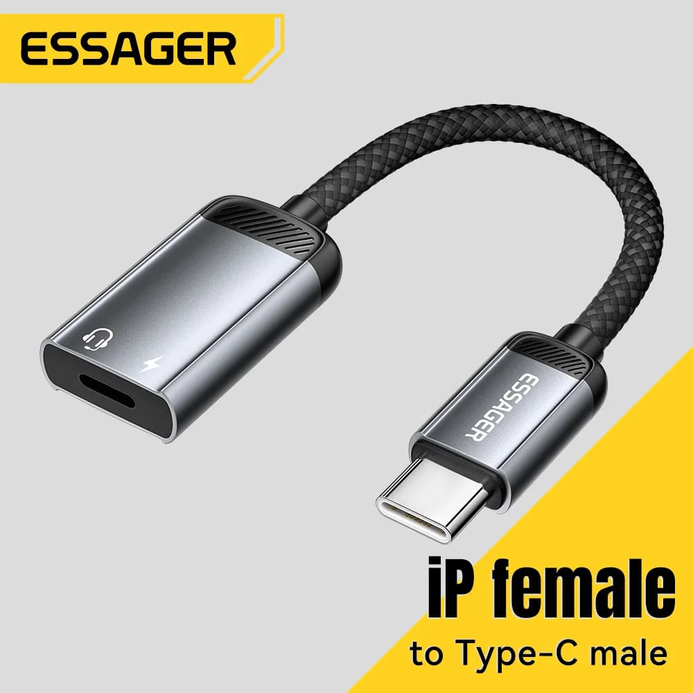 Αντάπτορας Ήχου OTG USB-C Θηλυκό σε Lightning Αρσενικό