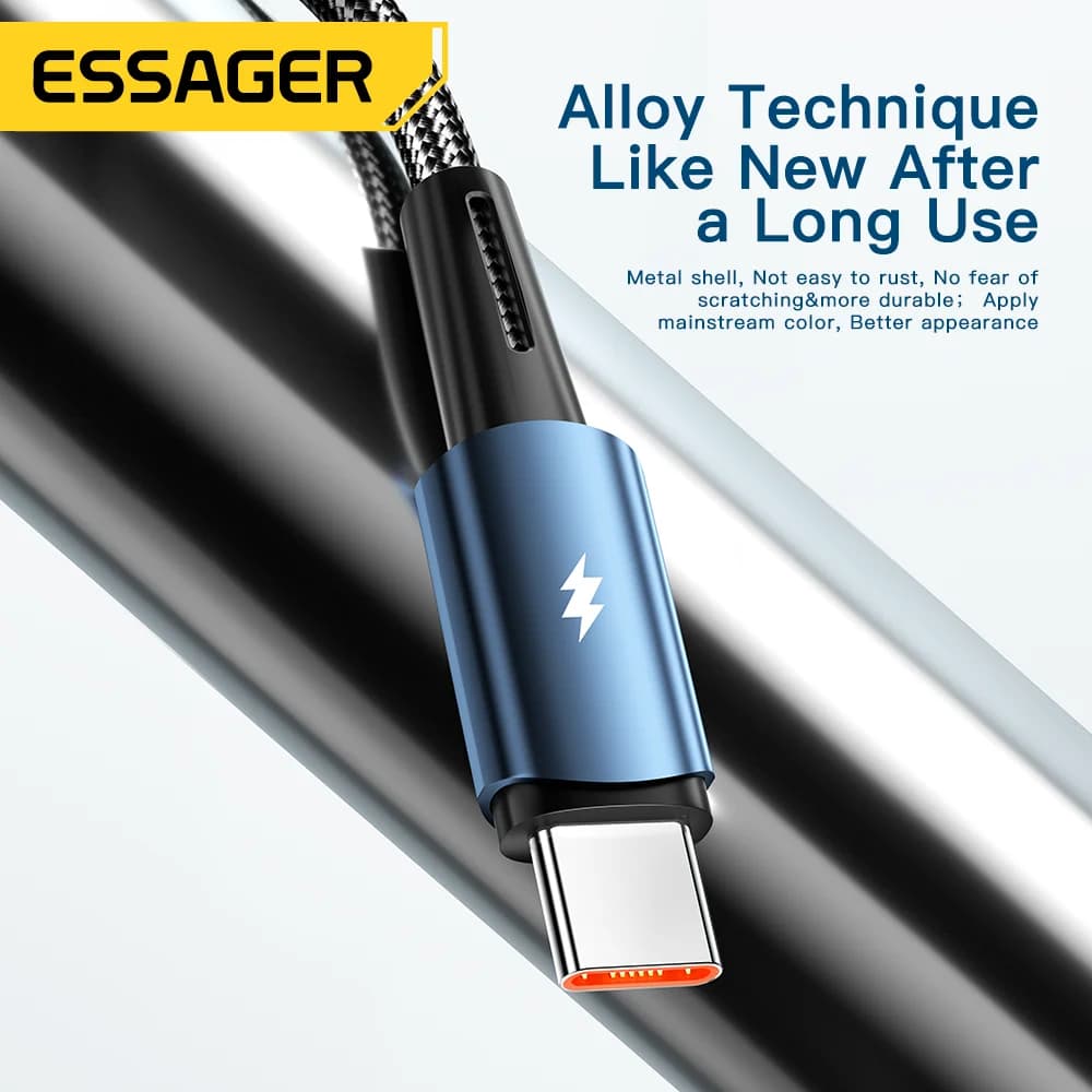Καλώ Γρήγορης Φόρτισης USB-C 120W, 6A